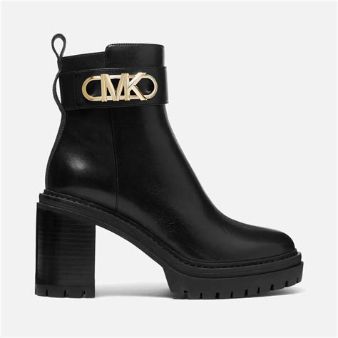 michael kors sweepstakes boots|Michael Kors leather platform boots.